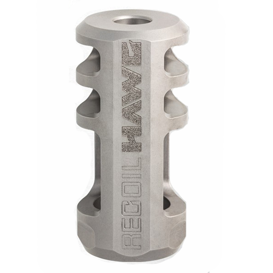 BRO RECOIL HAWG MUZZLE BRAKE SILVER - Hunting Accessories